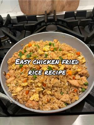 The best chicken fried rice recipe featuring @Caraway Home non-stick fry pan! Use my discount code ‘BREYANA’ for 10% off all their amazing cookware! #friendsofcaraway #hibachi #chickenfriedrice #friedrice #onepanmeal #Recipe #EasyRecipes 