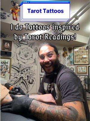 Would you let the cards decide your next tattoo? #tattooartist #tattooshop #tarotreading #tarot #tarottattoo #portlandtattoo #witchy #witchytattoo #portlandtattooartist #pdx #plushtattoo #plushpdx #portlandoregon #minivlog 