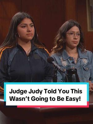 Judge Judy told you this wasn't going to be easy! #judgejudy #tvshow #tv #legaltok #lawsuit 