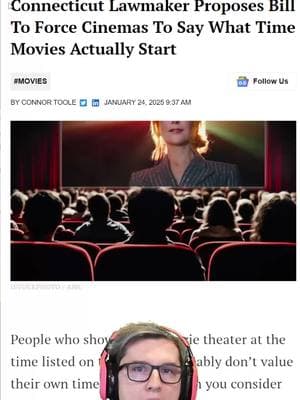 Theaters Required to list actual movie start times #connecticutcheck #theaters #movietheater #movies #film #trailers