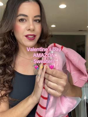 I found the cutest little sweaters for Valentine’s Day on Amazon!💘🩷Both are linked in my Amazon Store Front in my bio!! My code: Amber15 will save you 15% on your order!!  @ARACH&CLOZ SWEATERS #arachcloz #amazonfashionfinds #amazonfinds #amazonsweaters #amazonsweater #amazonfashion #amazonvalentinesday #valentinesdayoutfit 