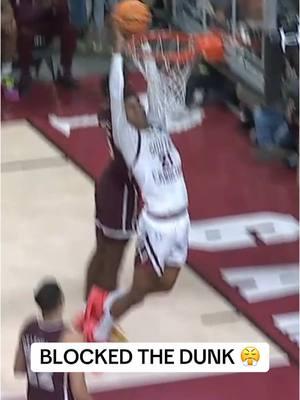 "The #athleticism on #MississippiState is amazing!" 💪 #hailstate #msst #collegebasketball #block #mbb