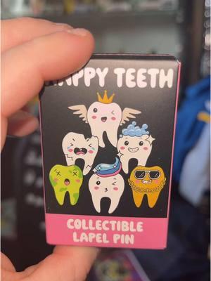 #enamelpins #collection #unboxing #blindbox #tooth #teeth #teef #happyteeth #fyp 