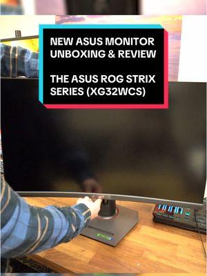 I didn’t know how bad I needed a new Monitor.. These NEW ASUS XG Series Monitors are AMAZING 🔥 I got the opportunity to review the XG32WCS model, and it’s INCREDIBLE.. Beautiful Colors, Fast Speed, and Affordable! Thank you ASUS! @ASUS North America #ASUSPartner #ROGGamingMonitor 