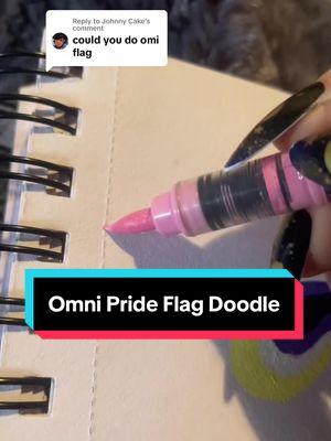 Replying to @Johnny Cake All future pride flag doodles will be posted on my YT 🩵 #omnisexual #lgbtqia #lgbtq #lgbt #doodle #doodles #prideflags #trippy #trippyart #art #artist #acrylicmarkers #markers #foryou #fyp 