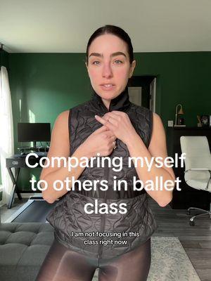 Comparing myself to others in ballet class.  #balletclassoutfit #balletclass #comparison #comparingmyself #balletclassoutfit #comparisonisthethiefofjoy @FP Movement 