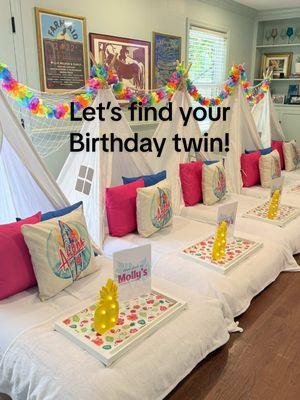 It’s snowing outside but it’s a tropical paradise inside!  #SmallBusiness #hlg #hlglowcountry #birthday #birthdaytwin #charleston 