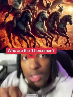 What do you think? 🤔 #horsemenoftheapocalypse #4horsemen #endoftheworld #fyp 