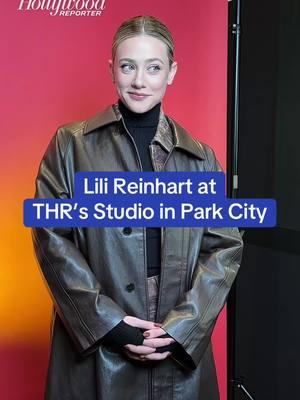 #halandharper star #lilireinhart stuns in front of the camera at thr’s studio in park city 