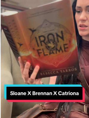 Is This Play About Us?? Characters: ✨Sloane Mairi: Me  ✨BrennanSorrengail:@Kris ⚡️(Darcy’s version)  ✨Catriona Cordella: @Halayne  📚: Iron Flame by @Rebecca Yarros  @Red Tower Books  #fourthwing #ironflame #onyxstorm #sloanemairi #brennansorrengail #catrionacordella #ironflamecosplay #onyxstormcosplay #rebeccayarros #redtowerbooks #basgaithwarcollege #sloanemairicosplay #brennansorrengailcosplay #catrionacordellacosplay #ironflamerebeccayarros