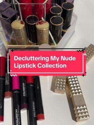 I was inspired by @Lauriesfaves to record my declutterings. I do a lot of these but never really post them here. #lipsticks #decluttering #lipstickdeclutter #declutterwithme #makeupdecluttering 