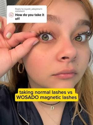 Replying to @royal4_adoptme Magnetic Lashes is the new move 😍 i am going to get all the different styles!  #fy #fyp #parati #TikTokShop #tiktokshopfinds #foryou #tiktokshopping #tiktokviral #viral #dannaluna #wosado #wosadoeyelash #wosadomagneticeyelash 