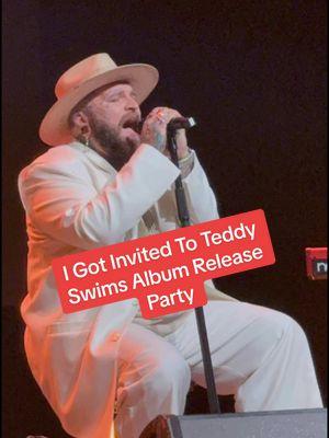 I went to my first ever album release party thank you #TeddySwims for inviting me one of the coolest nights of my life #albumreleaseparty #ivetriedeverythingbuttherapypart2 #singer #dominnarella #viralvideo #fyp 