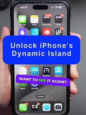 Master Your iPhone’s Dynamic Island #DynamicIsland #iPhoneTips #AppleHacks #iOS18 #TechTips #iPhoneFeatures #AppleLife #TechTricks