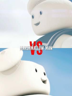 Mini Puft vs Stay Puft: Who Wins? 🤔 #ghostbusters #staypuft #minipuft #ghostbustersedit #staypuftmarshmallowman 