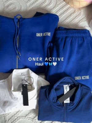 Oner active always has the cutest gym fits 💙🤍 @Oner Active #fyp #gymgirl #gymfit #oneractivehaul #gymhaul #oneractive