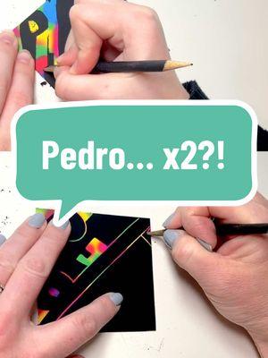 It’s very catchy.  #pedro #pedropedropedro #letteringideas #namerequest #scratchart 