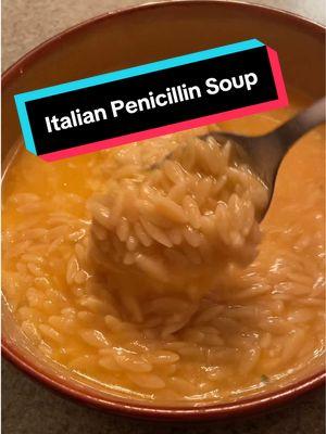 Italian Penicillin Soup 😋 super healthy but DELICIOUS soup! This supposedly gets rid of colds and helps boost your immunity too! 😍 #italianpenicillin #italianpenicillinsoup #souprecipe #easysouprecipe #heathysoup #healthybutdelicious 