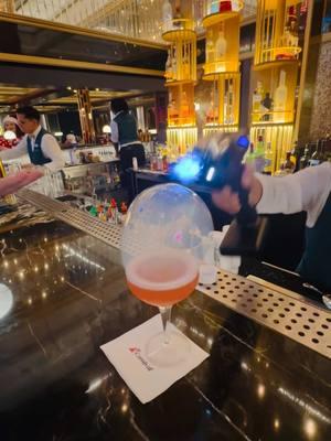 Carnival Jubilee a Pearly Bubble Drink  at The Golden Mermaid bar #carnivalcruise #carnivaljubilee #cruisefun #cruiseactivities #cruiseship #cruisetips #cruisewithblake #cruisedrinks 