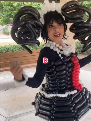 Amazing Celestia Ludenberg balloon cosplay. #CelestiaLudenberg #CelestiaLudenbergCosplay #Danganronpa #DanganronpaCosplay #BalloonCosplay 