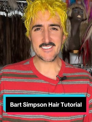 Aye Carumba?!? #cosplay #yellowhair #wiginstall #lacefront #k18results #thesimpsons #bartsimpson #90snostalgia #hairstylist 