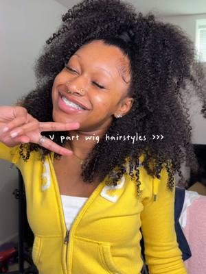 @OQHAIR #vpartwig #wighairstyles #halfuphalfdown #curlywig #fyp #wigtok #natural 