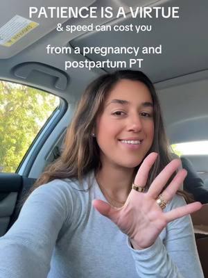 Getting things done fast doesnt always mean its better !! From a pod talking about business but this is how i related it to pregnancy and postpartum as a pelvic floor physical therapist #patience #physicaltherapy #recovery #postpartum #postpartumrecovery #pelvicfloortherapy 