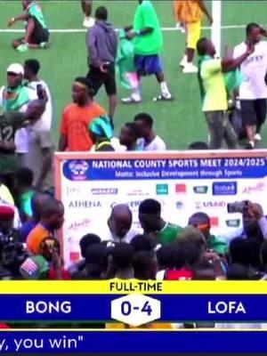 Lofa wins Bong 4:0 in Football Congratulations Lofa. Lofa is going to the semifinals. #liberiantiktok #afrodance #africantiktok #tiktokafrica #tiktokliberia #liberianmusic #africa #Africa #african #africanmusic #fyp #foryoupage #foryou #liberia #liberian #cliberiaclearly  