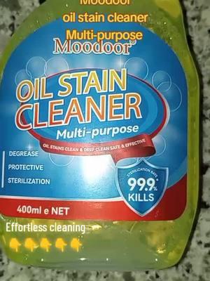 Wow! I'm impressed! I did absolutely no scrubbing, just a simple spray and wipe is the best way to clean. There is a foam option and a stream option on the nossil. #moodoor #moodoorallpurpose #fyp #multipurposecleaner #cleanmyhousewithme #CleanTok 