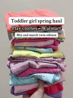 So obsessed with the mix and match options! The girls are starting preschool in a few months and we needed more “play clothes”  Can find direct links in bio!  #toddlergirl #toddlergirlspringclothes #toddlerhaul #toddlergirlclothes #toddlergirlhaul #toddlergirlhaul #walmart #walmartfinds #walmarttoddlerclothes #toddlerstyle #toddlergirlstyle #twinmom #twins #twingirls #twingirlclothes #twinhaul #fyp #spring #springclothes 