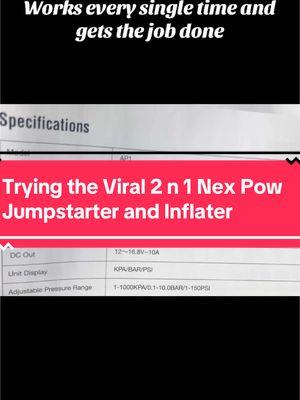 #nexpowjumperpack #nexpowairpump #nexpow2in1 #nexpow #jumpstarter #tireinflator #tiktokjumpstartsale #tiktokmonster #justbeineazy #k1wuc1 #flashsale 