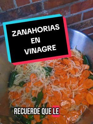 como preparar zanahorias en vinagre #zanahorias #vinagre #food #preparation #carrots @More than tacos 🌮 