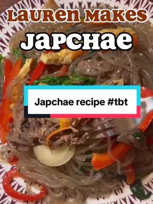 throw back to when I made this! Use this recipe to make lunar new year dishes 🥰 • • • #japchae #koreannoodles #lunarnewyear #japchaerecipe #koreanrecipe #Recipe #onthisday 