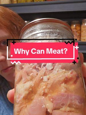 Replying to @elletubby  Why can meat? Why not just freeze it?  1) No freezer burn 2) No thawing time 3) Now food loss if freezer dies or power goes out 4) Dinner is ready in 15 minutes or less 5) Zero electricity needed to preserve the food.  6) Inventory is easy to keep tabs   of 7) Canned meat can last 5 or more years.  PLUS cubed beef, chicken, pork, mutton, etc has no change in texture or taste with canning. #fypシ゚viral #canning #cannedmeat #food #foodies #