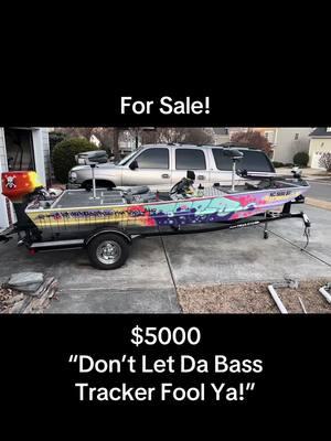 Got a new boat! Selling the OG. #basstracker #dontletdabasstrackerfoolya #fishing #humminbird #yamaha #trackerboats #tx17