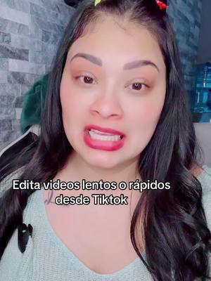 Edita videos desde Tiktok #edita #editavideos #editor 