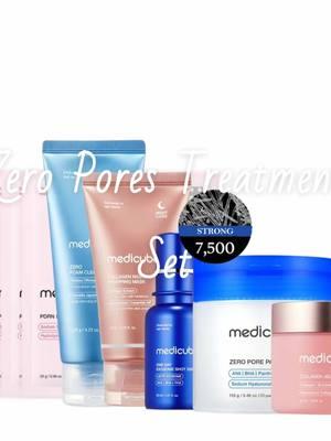 Zero Pores Treatment Set #TikTokShop #glowset #medicubezeroporepad #medicubecollagen #medicubeexosomeshot #medicubezeroporeserum #zeropore #skincare #facecare 