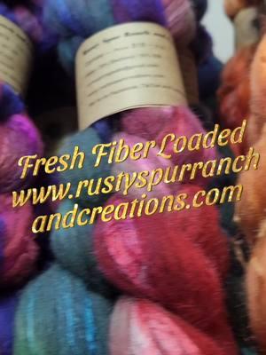 Need fiber? Of course you do!  Fresh braids are available now!  #spinningwheel #handspunyarn #handdyer #handdyedwool #handspun #handspinning #dyer 