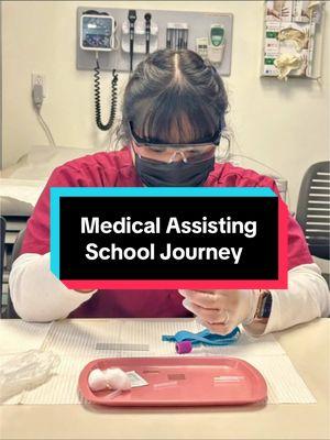 The making of a medical assistant! 📚🩺🎓 🎥: @Adriana Hack  #AmericanCareerCollege #ACC #ACCLosAngeles #MedicalAssistant #IAmACC 