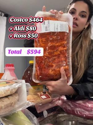 Cuánto fue que gasté en la compra de la comida de esta semana #compras #cotsco #aldi #ross #shopping 