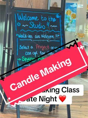 One of my birthday treats was to go to a candle making class! I had so much fun ❤️ @Pinspiration Rocky Mount  #birthday #candlemaking #datenight #pinspiration #candlemakingclass #rockymount #celebration 