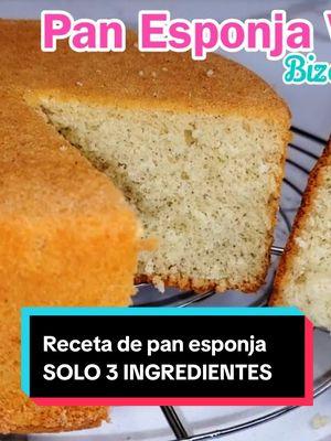 Empieza a practicar con esta receta, no necesitas más! sólo 3 ingredientes, te queda por que te queda 😉 #aleliamada #pastel4en1 #pastel3leches #pastel3leches #pasteles #cakes #cake #bizcochogenoves #panesponja 