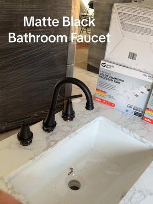 Love love love and they are on Flash Sale! 🖤😍  #bathroomreno #bathroomrenovation #faucet #bathroomupgrade #bathroomvanity 