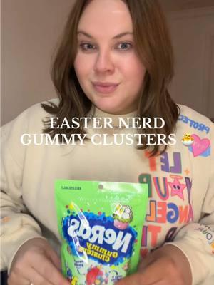 easter nerd gummy clusters taste test 🐣 @Nerds Candy #nerds #nerdscandy #nerdsgummyclusters #gummyclusters #eastercandy #candy #candytok #candytastetest #candytiktok #tastetest #targetfinds 