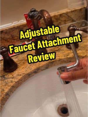 Did I need this….NOPE…. Did I want this…. YES!!!! Fits many different faucet types!!!! #bathroomdecor #bathroomtiktok #sinkasmr #realpeoplerealresults #review #fyp #contentcreator #productreview #faucet #smallcontentcreator #viraltiktok 