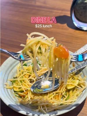 $$$ restaurant - $25 lunch #dinela #larestaurants #Foodie #thaifood #pasadena #losangelesrestaurants #asianfusion 