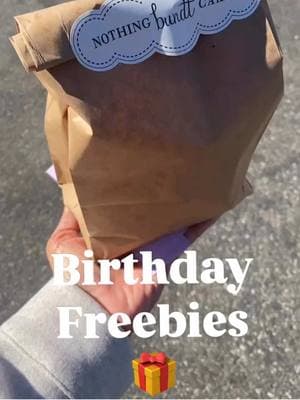 🥳🎁 First time getting a few freebies for my Birthday. ✨ #freebies #birthdayfreebies #birthdaygirl #birthday #free #nothingbundtcakes #wabagrill #starbucks #baskinrobbins #chickfila 