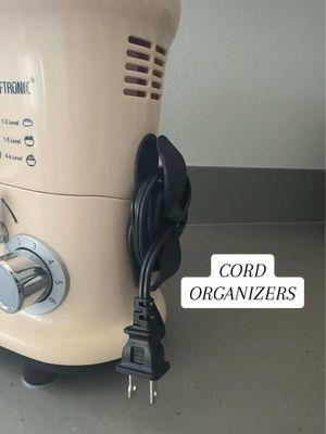 I got tired of wrapping the cords around the appliances 😆 #cordorganization #cordorganizer #kitchenessentials #kitchenorganization #kitchenorganizationideas #amazonhome #amazonkitchenfinds #amazonkitchen #amazonkitchenfavorites #amazonkitchenmusthaves #kitchenfinds 