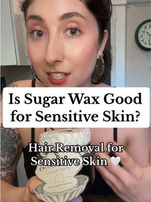 Replying to @kolacheprincess_irl Sugar wax can be a great method of hair removal if you have sensitive skin😌🍯  It is made with simple, natural ingredients that are gentle on the skin.  Also, as you wax the sugar picks up dead skincells which exfoliates the surface of the skin leaving it sooo smooth ✨  Learn more about sugar waxing on my page 🖤  #sugarwax #sensitiveskin #howtosugarwax 