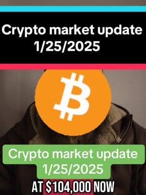 Cryptocurrency market update for January 25th 2025. #bitcoin #crypto #cryptocurrencynews #btc #yaboyskey #charts #price #ta #fyp #foryou #foryoupage #foryouoage 